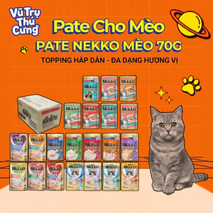 Pate Nekko Thái Lan Cho Mèo Mọi Lứa Tuổi 70g