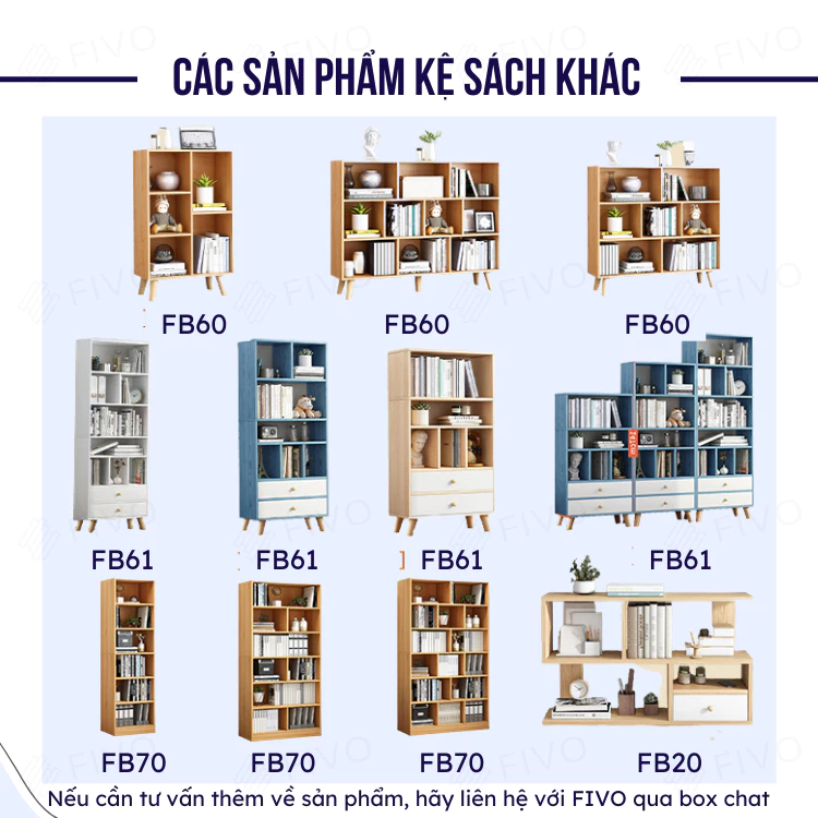 [FURNI HOME] Kệ Treo Tường FIVO FB40 Trang Trí Không Cần Khoan, Tặng Kèm Đinh Và Móc Treo Inox Dễ Dàng Gắn Lên Tường