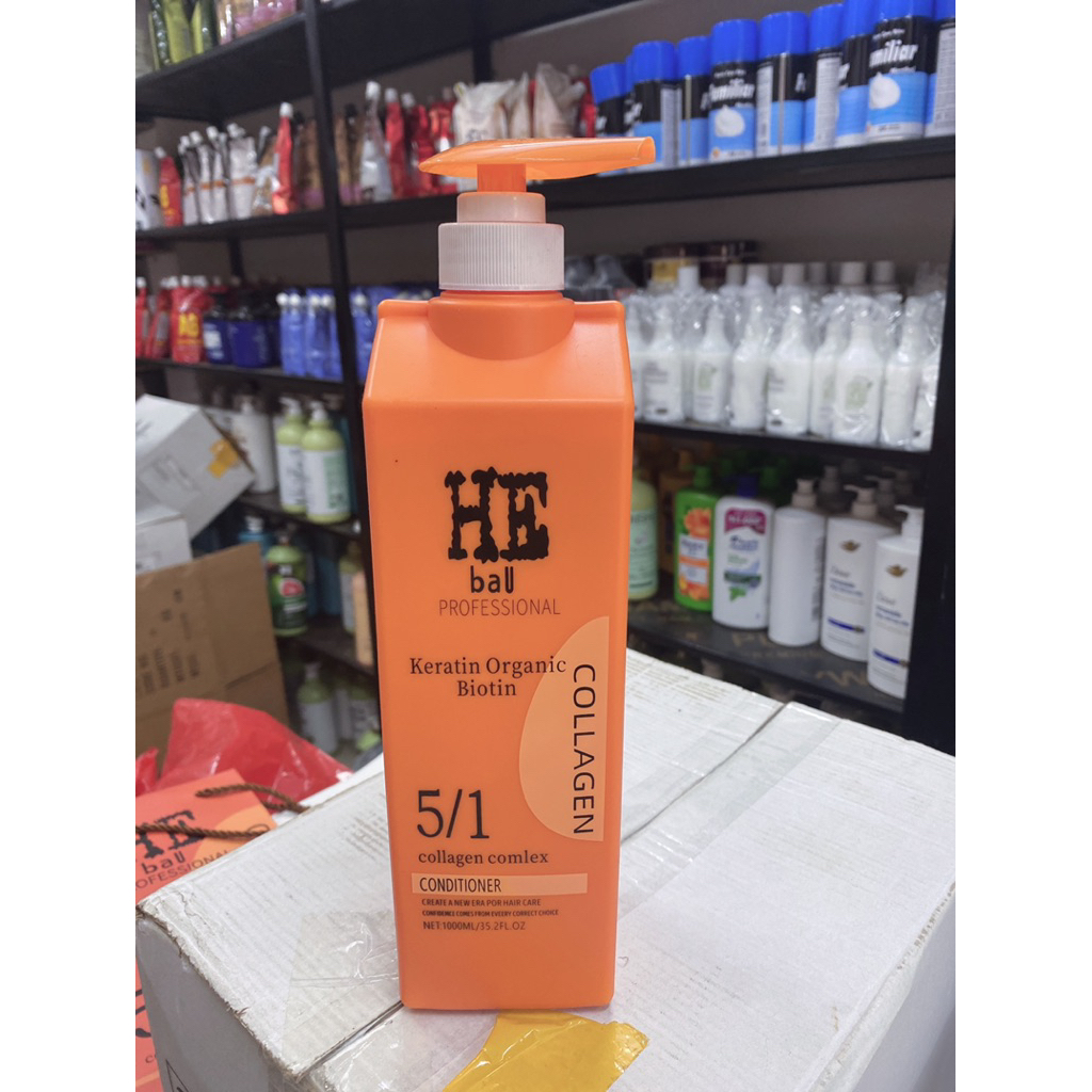 ( HE CAM ) - DẦU GỘI HEBAU 1000ML CAM PHỤC HỒI GIẢM NẤM - DẦU XẢ HEBAU GIẢM GẦU GIẢM DẦU HÀNG CHÍNH HÃNG