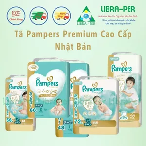 Pampers Premium Nội Địa Nhật – Siêu Mềm, Siêu Mỏng, Dịu Êm Cho Da Nhạy Cảm, Khô Thoáng Cho Bé