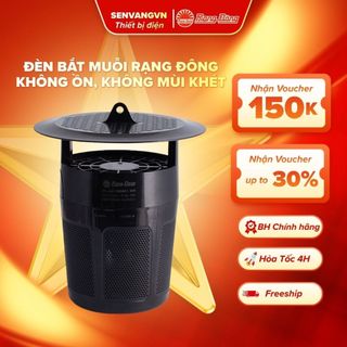 Đèn bắt muỗi Rạng Đông công suất 5W không gây tiếng ồn, không tạo mùi khét, tiện lợi dễ sử dụng