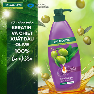 Bộ 5 Dầu gội Palmolive kèm xả 2 trong 1 chiết xuất thiên nhiên Suôn Mượt Óng Ả 180ml
