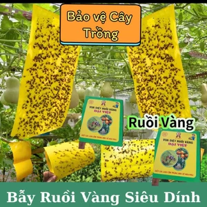 Miếng Dán Ruồi Vàng Siêu Dính, Bảo Vệ Cây Trồng Cực Đỉnh Rất Dễ Sử Dụng