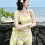 Set BiKiNi 2 Mảnh Màu Vàng Buộc Dây Cổ Kèm Sao Biển(From bé cần tăng size)❤️