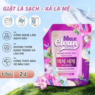 Nước Giặt xả Max Clean Dung Tích 2000ml