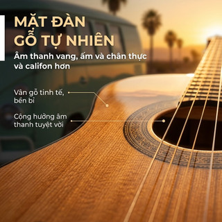 VARB 38 inch Đàn guitar acoustic dành cho người mới tập chơi 18 phím âm, Dây loại mềm ghi-ta Cấp độ cơ bản