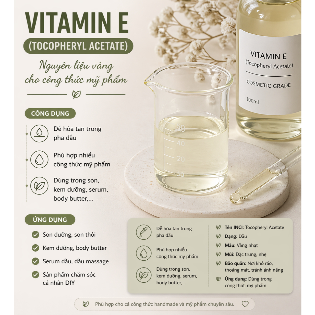 VITAMIN E (TOCOPHERYL ACETATE)