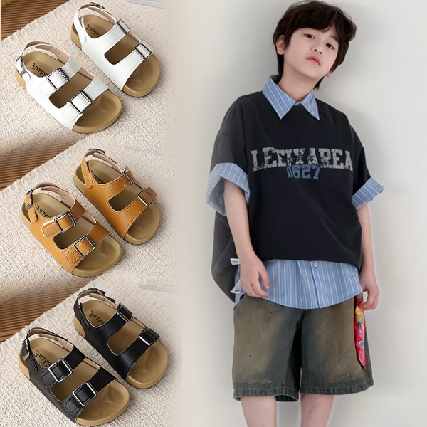 Sandal bé trai Bella Neman đơn giản, dễ điều chỉnh, đế êm ái phù hợp mọi hoạt động mùa hè