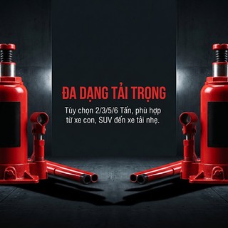Kích thủy lực ô tô loại kích 2tấn-32 tấn con đội thủy lực có van an toàn ( Kích Ô tô Con Đội Thuỷ Lực )