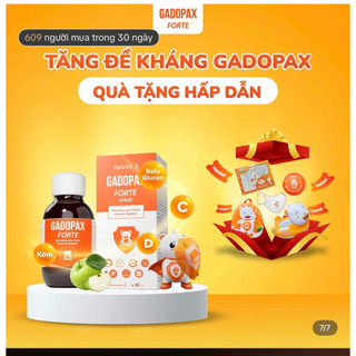 Gadopax Forte - Syrup Hỗ Trợ Tăng Đề Kháng, Giúp Giảm Ốm Vặt Cho Bé 100ml.