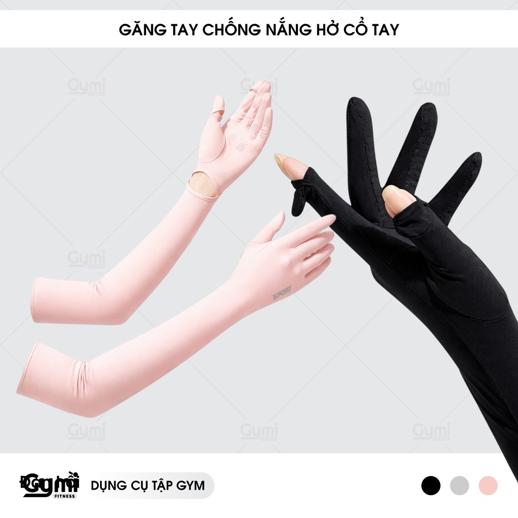 [1 Đôi] Găng Tay Chống Nắng Ice Silk - Hạ Nhiệt, Chống UV, Chạy Xe, Phượt - GangTayChongNang02