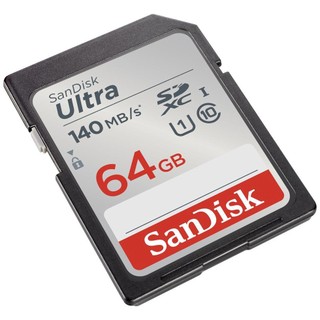 Thẻ nhớ Máy Ảnh SDXC SanDisk Ultra 64GB 800x 140MB/s (Xám)