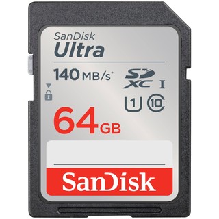 Thẻ nhớ Máy Ảnh SDXC SanDisk Ultra 64GB 800x 140MB/s (Xám)
