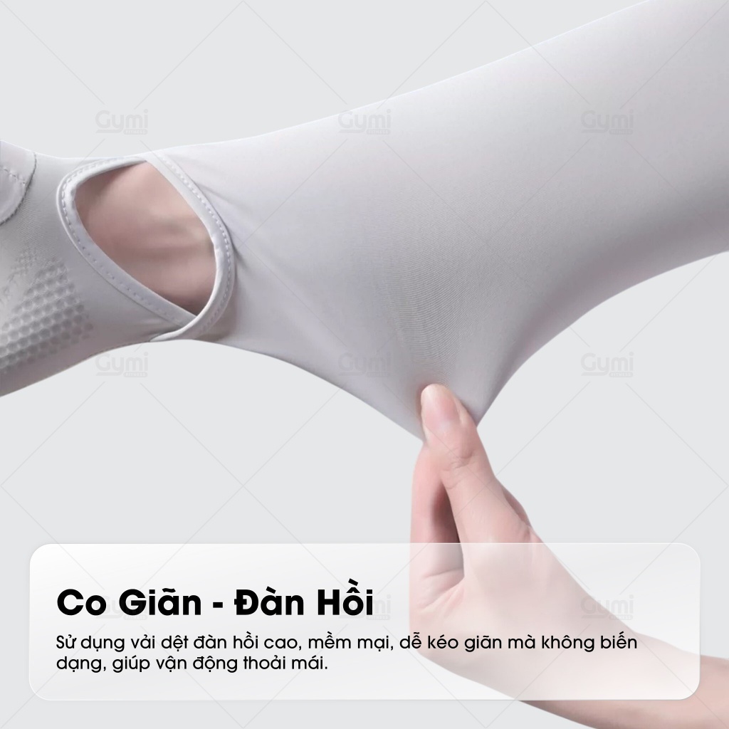 [1 Đôi] Găng Tay Chống Nắng Ice Silk - Hạ Nhiệt, Chống UV, Chạy Xe, Phượt - GangTayChongNang02