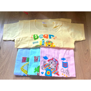[SALE] - Áo thun màu dễ thương cotton 100% bé 3-5 tuoi (13-18kg)