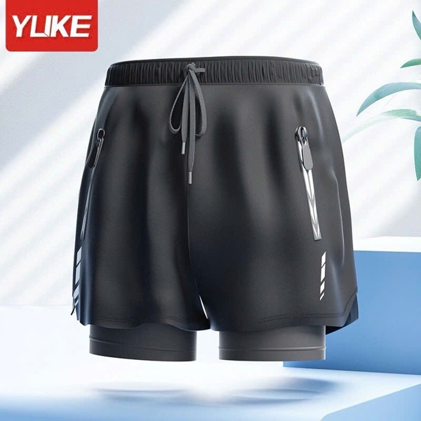 Quần Bơi Nam 2 Lớp Cao Cấp Nhanh Khô Thoáng Khí, Quần Thể Thao, Tập Gym, Chạy Bộ