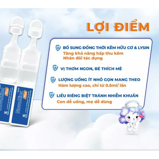 KẼM HỮU CƠ NOVOCARE NovoZinC drops - plus giúp ăn ngon, giảm biếng ăn,tiêu chảy,tăng đề kháng cho bé