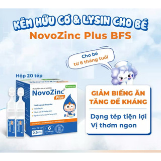 KẼM HỮU CƠ NOVOCARE NovoZinC drops - plus giúp ăn ngon, giảm biếng ăn,tiêu chảy,tăng đề kháng cho bé