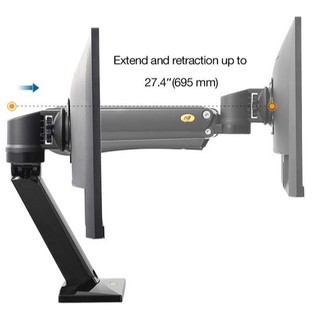 NB45 / Giá Treo Màn Hình Máy Tính Gắn Bàn 24'' - 42''Inch - Hàng Nhập Khẩu Chính Hãng
