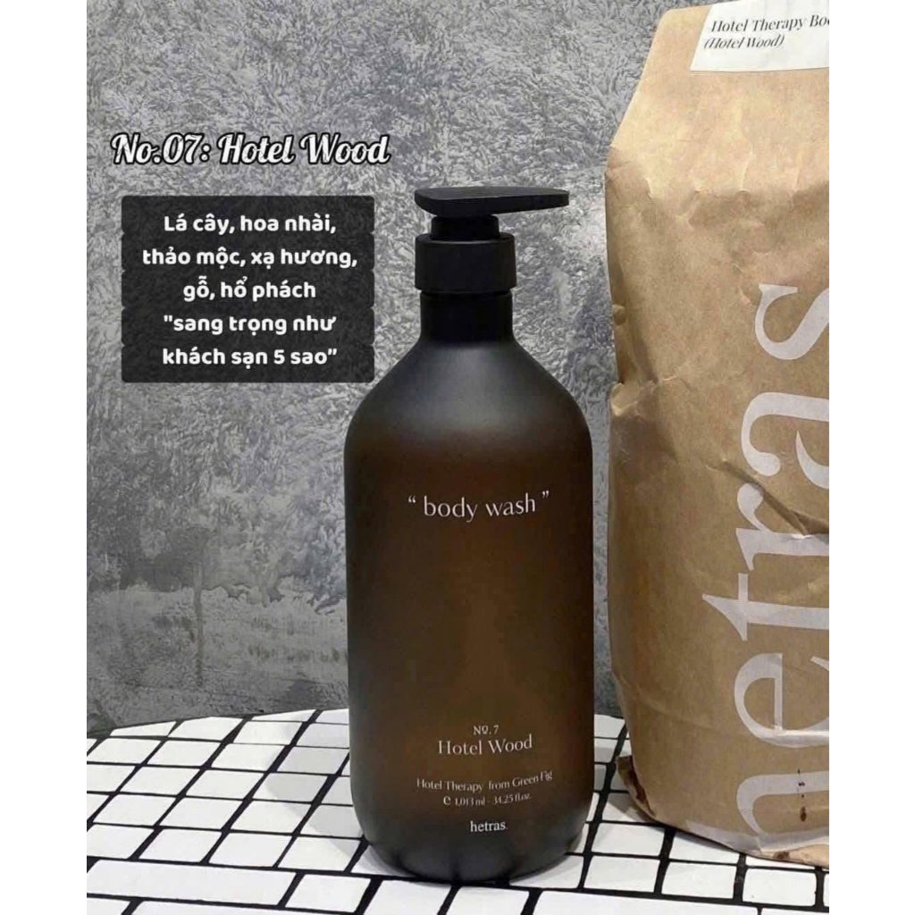 (Chính hãng) Sữa Tắm HETRAS No.21 London Musk 1013ml - Thưởng Thức Spa Sang Trọng Ngay Tại Nhà