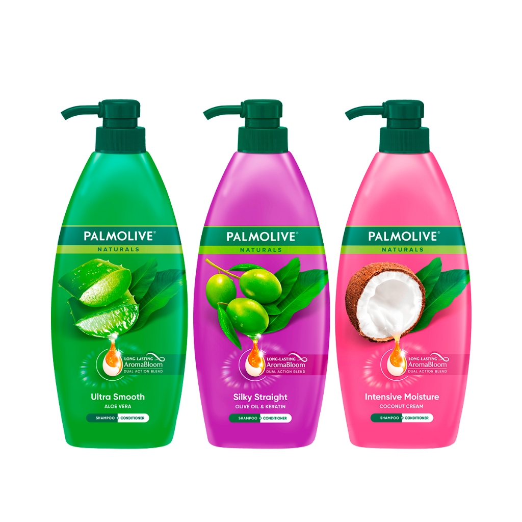 Dầu gội Palmolive kèm xả 2-trong-1 chiết xuất thiên nhiên 600ML