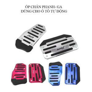 Ốp Bọc Chân Ga, Chân Phanh, Chân Côn Cho Ô Tô Số Sàn Và Số Tự Động Phong Cách Thể Thao