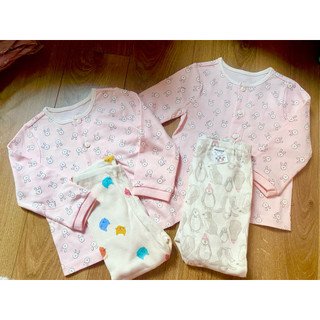 [SALE]- Set bộ tay dài quần dài xuất bé gái vải coton dày dặn 6-18tháng