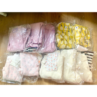 [SALE]- Set bộ tay dài quần dài xuất bé gái vải coton dày dặn 6-18tháng
