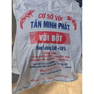 Vôi Bột Chuyên Dùng Khử Trùng Chuồng Trại Chăm Nuôi, Khử Phèn, Cải Tạo Đất