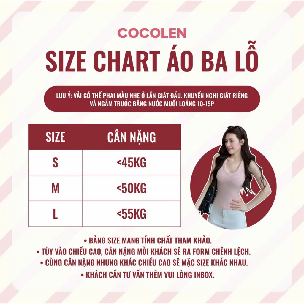 Áo Ba Lỗ Muối Tiêu COCOLEN - Dây Bản To Cổ U - Chất Liệu Tăm Cotton Co Gian Thoáng Mát  #A059