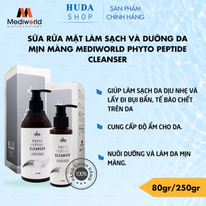 Sữa rửa mặt làm sạch và dưỡng da mịn màng Mediworld Phyto Peptide Cleanser