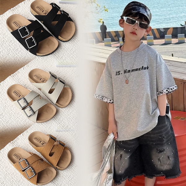 Dép sandal trẻ em trai Bella Neman đi nhà đi chơi, thiết kế đơn giản thời trang, thoải mái cả ngày