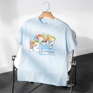 Áo Thun BOO Unisex Form Boxy In Hình Gấu Ngộ Nghĩnh Đáng Yêu, Chất Liệu Thoáng Mát, Dày Dặn