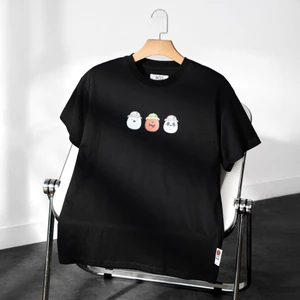 Áo Thun BOO Unisex Form Regular In Logo Gấu Ngộ Nghĩnh Đáng Yêu, Chất Liệu Thoáng Mát