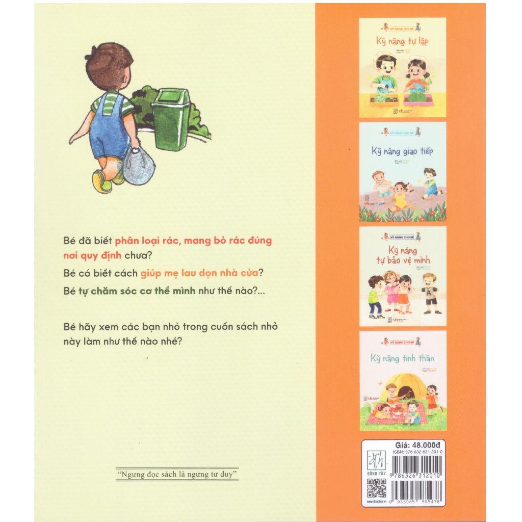 Sách Kỹ năng cho bé - Kỹ năng tự lập