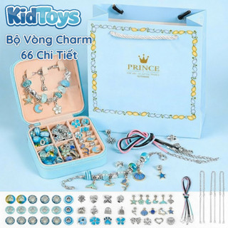 Bộ vòng tay charm 66 chi tiết KidToys – đồ chơi DIY làm đồ thủ công cho bé