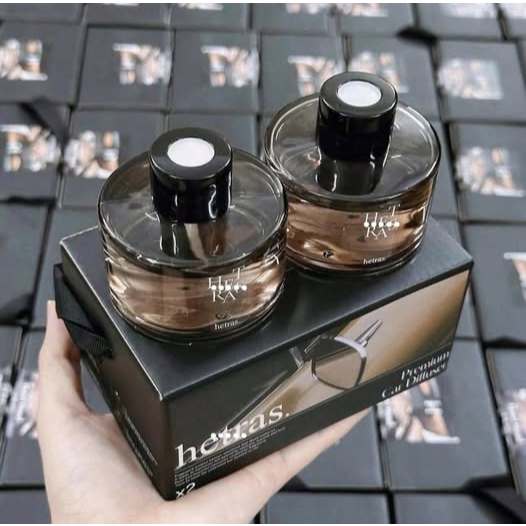 Combo 2 Lọ Tinh Dầu Nước Hoa Cho Ô tô Hetras (77mlx2)