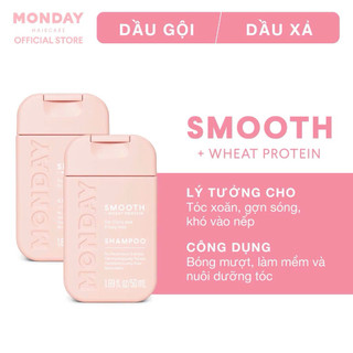 Combo Dầu Gội & Dầu Xả MONDAY 50ml Mini Size Du Lịch