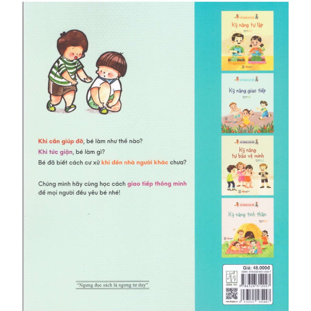 Sách Kỹ năng cho bé - Kỹ năng giao tiếp