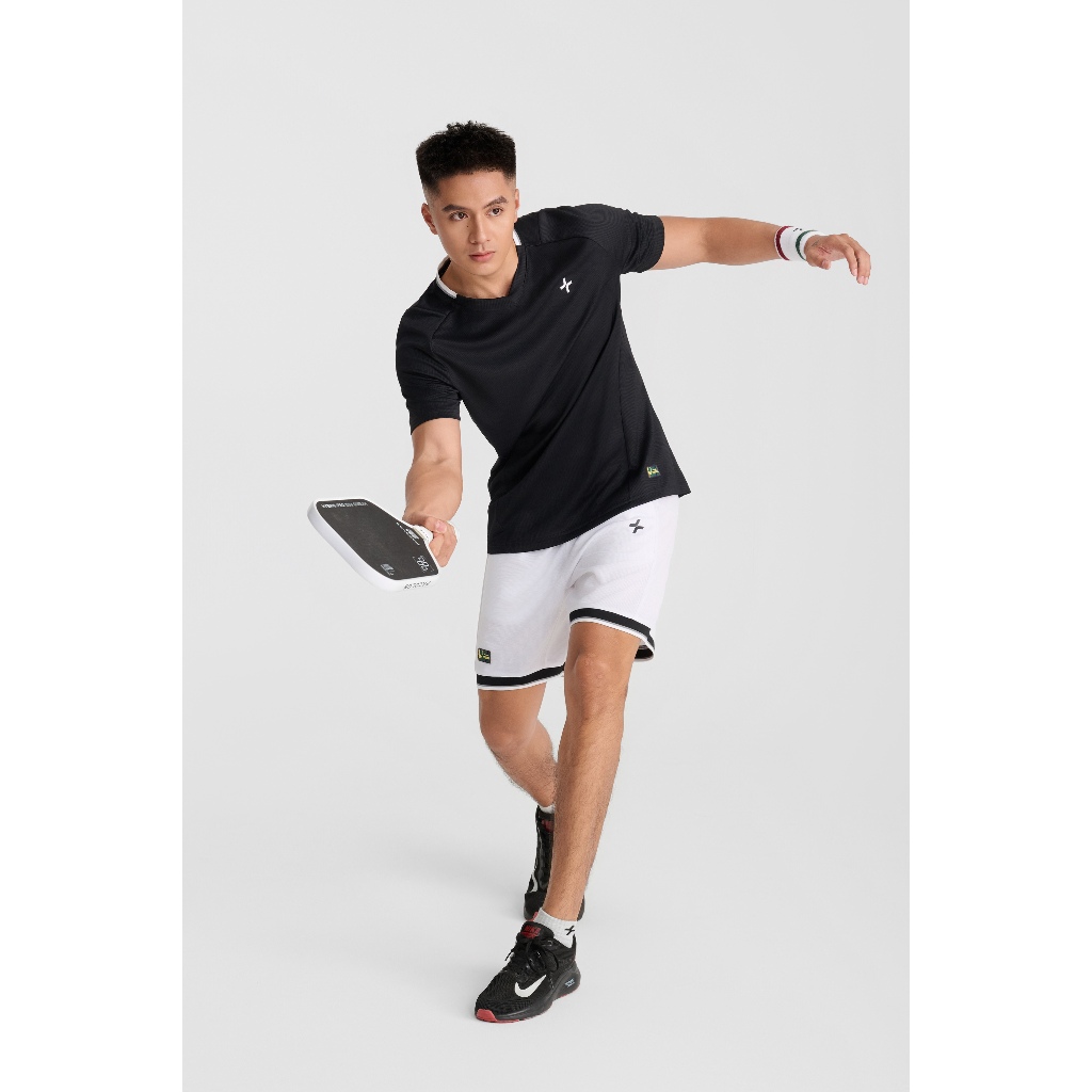 [TẶNG GEL CHỐNG NẮNG]Set đồ bộ thể thao nam Pickleball Áo thun cổ V và Quần short Essentials Nhanh khô Coolmate