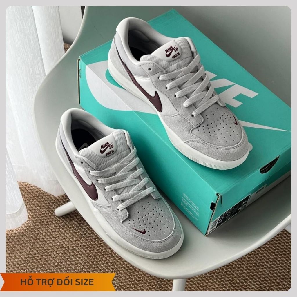 Giày Thể Thao Ét Bê 58 Nam Nữ, Giày Sneaker 58 Hai Màu Đỏ Và Đen Thời Trang Nam Và Nữ