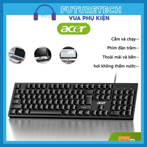 Bàn phím máy tính Acer KT41 văn phòng có dây cổng usb cho máy tính để bàn, laptop chống bụi