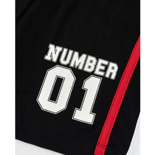 Quần short thun lưng chun Number 01 bé trai Rabity 933.901