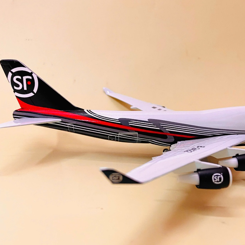 Máy Bay SF AIRINES Boeing 747 Hãng Vận Chuyển Trung Quốc SF Express Tỉ Lệ 1:400 Quà Tặng Hàng Không Sưu Tầm