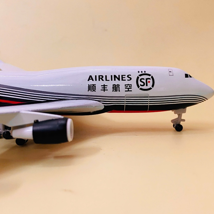 Máy Bay SF AIRINES Boeing 747 Hãng Vận Chuyển Trung Quốc SF Express Tỉ Lệ 1:400 Quà Tặng Hàng Không Sưu Tầm