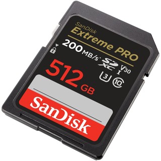 Thẻ nhớ Máy ảnh SDXC SanDisk Extreme Pro 512GB UHS-I U3 4K V30 đọc 200MB/s ghi 140MB/s (Đen) - Phụ Kiện Nhất Tín