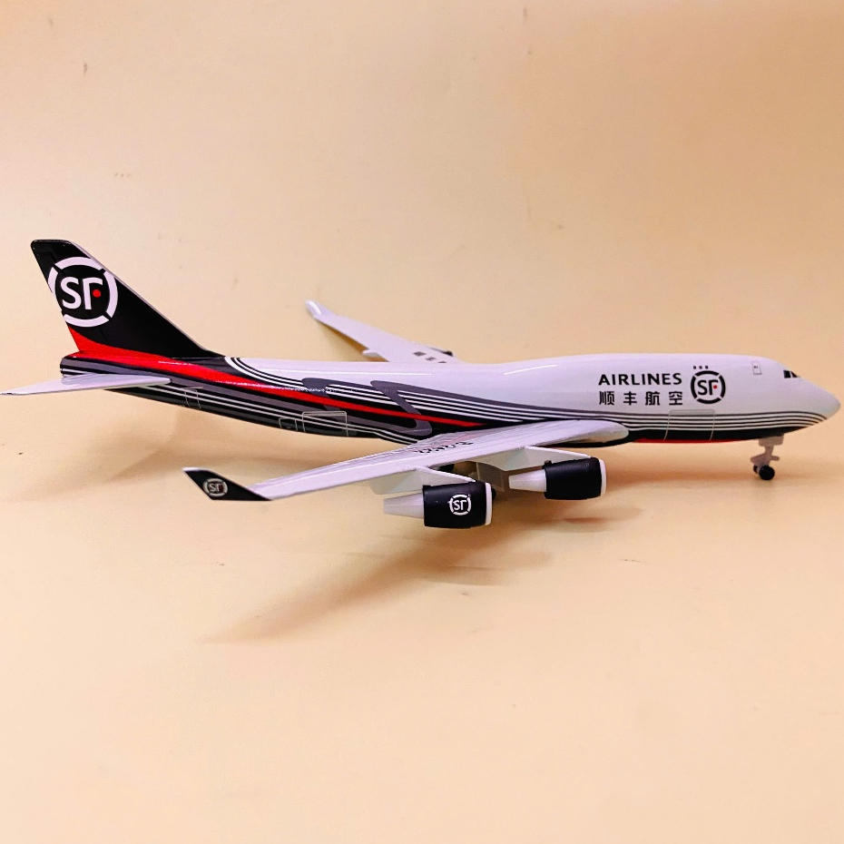Máy Bay SF AIRINES Boeing 747 Hãng Vận Chuyển Trung Quốc SF Express Tỉ Lệ 1:400 Quà Tặng Hàng Không Sưu Tầm