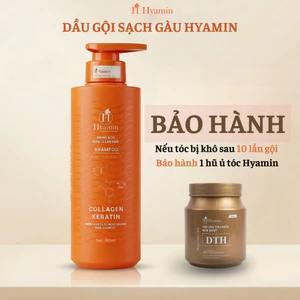 Dầu gội Sạch Gàu Hyamin 350ml - Bảo hành khô tóc sau 10 ngày gội, Sạch Gàu Giảm Ngứa, Không khô bết tóc, Mùi Dễ Chịu