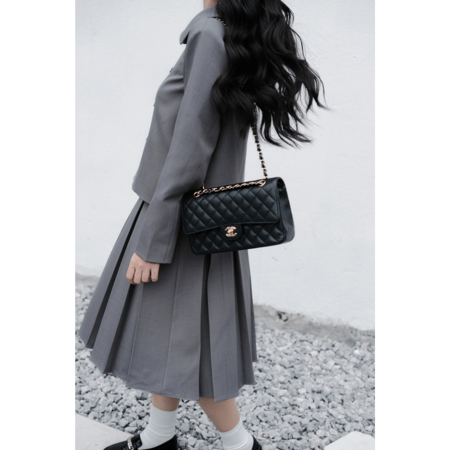 LÀ EM | Chân váy REMY - Chân váy 2 lớp chất liệu Viscose twill mềm mịn chiều dài 65cm