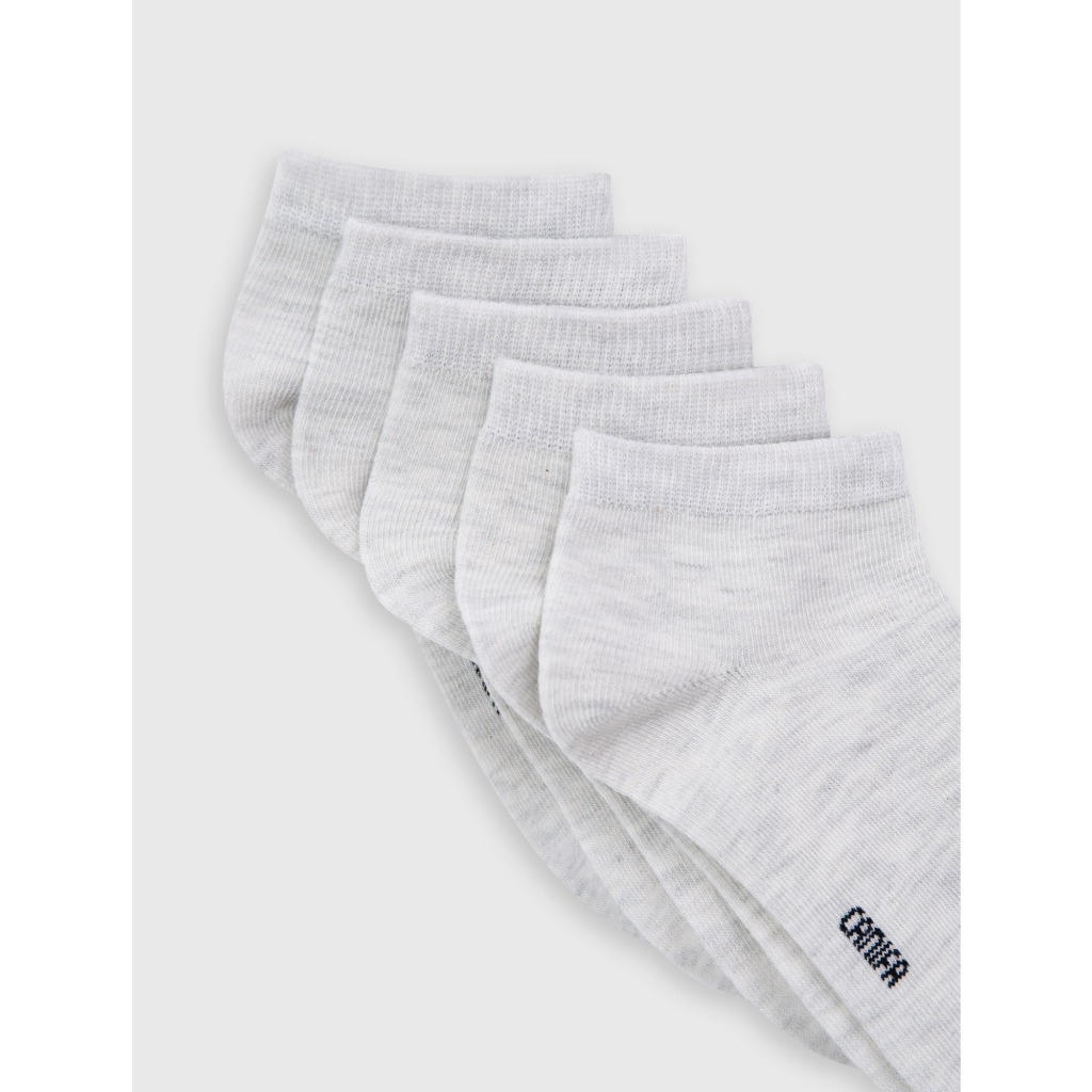 Combo 5 đôi tất unisex trẻ em CANIFA cổ trung mềm mại thoáng khí 3AX26A001